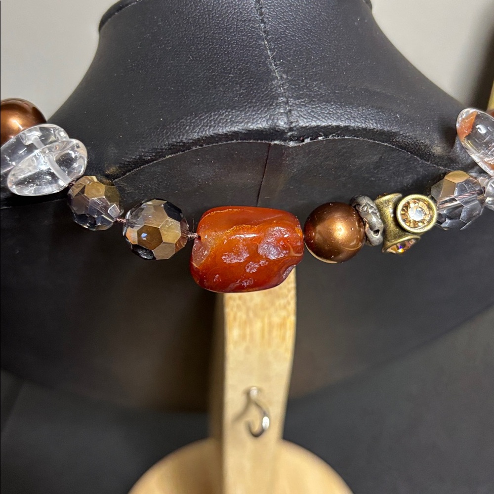 Gemstone Beaded Handcrafted Boho Southwestern Nec… - image 5